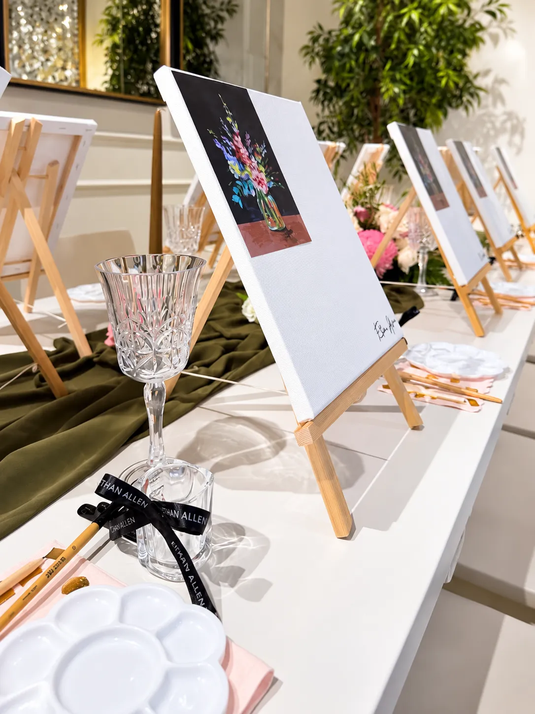 Ethan Allen — Canvas Painting Workshop