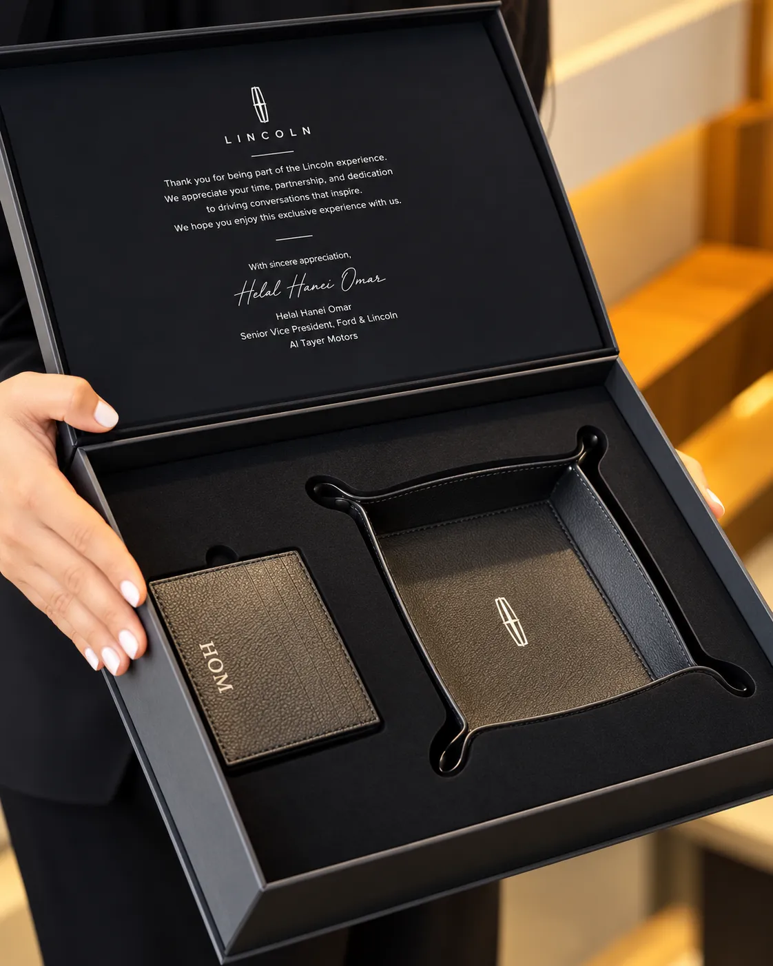 Lincoln — Card Holders & Valet Trays