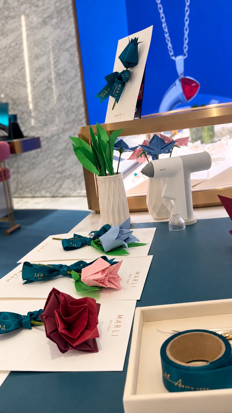 Marli New York — Live Origami Flowers