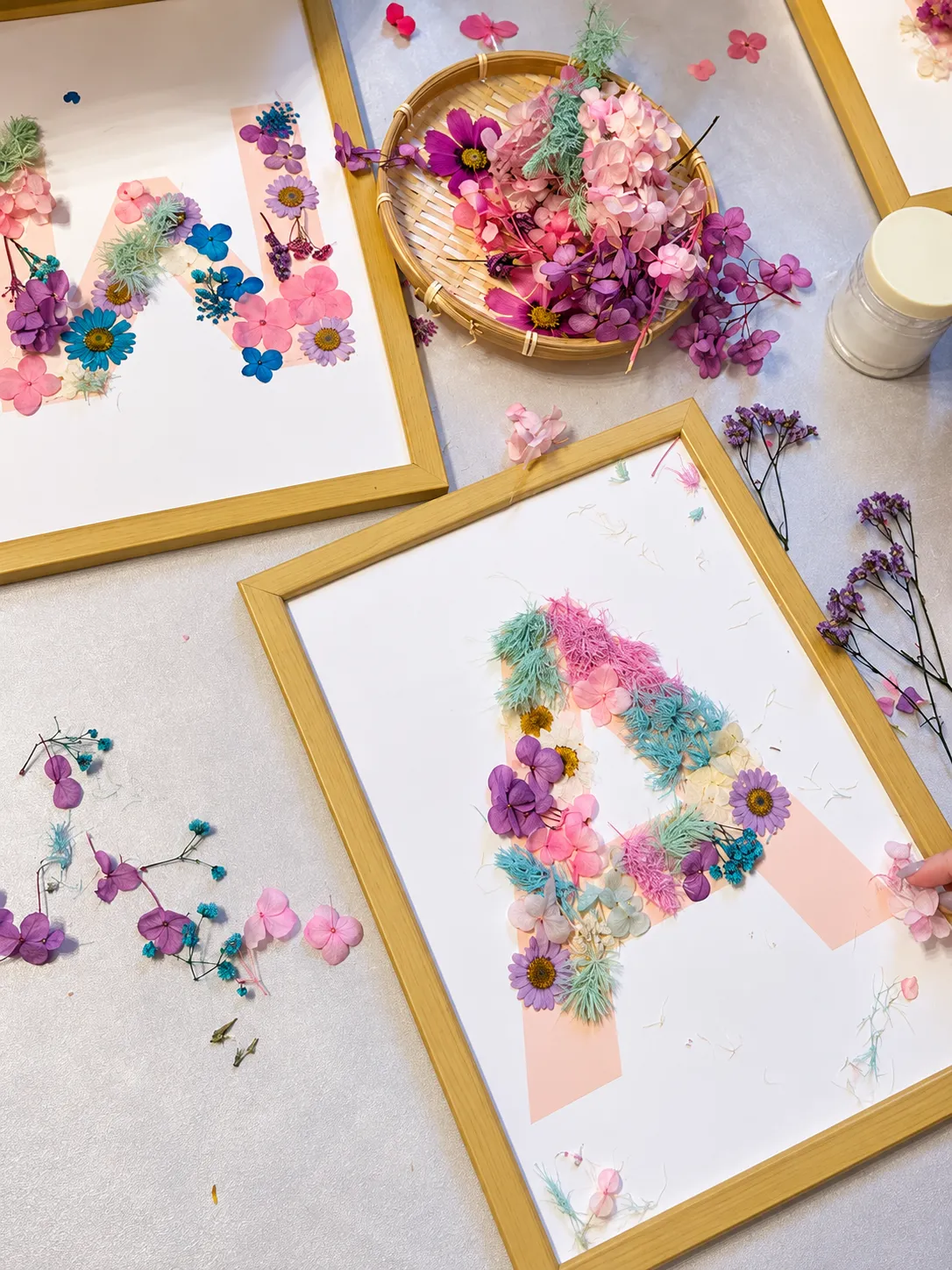 Private Birthday — Personalised Pressed Flower Frames