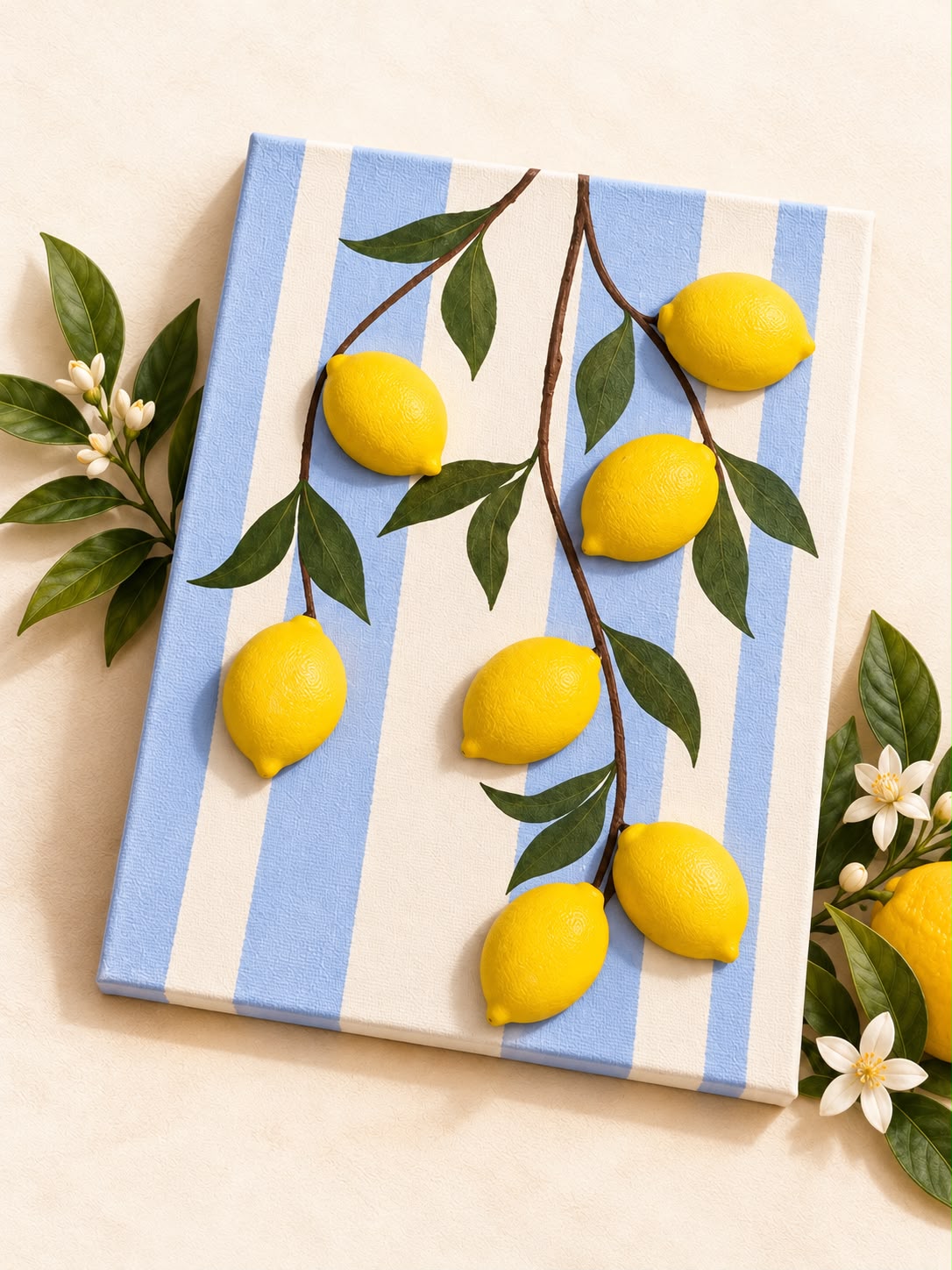 3D Botanical Canvas